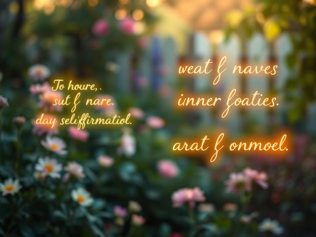 Affirmationen und positives Denken