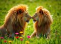 Löwe und Löwin Liebe Sprüche