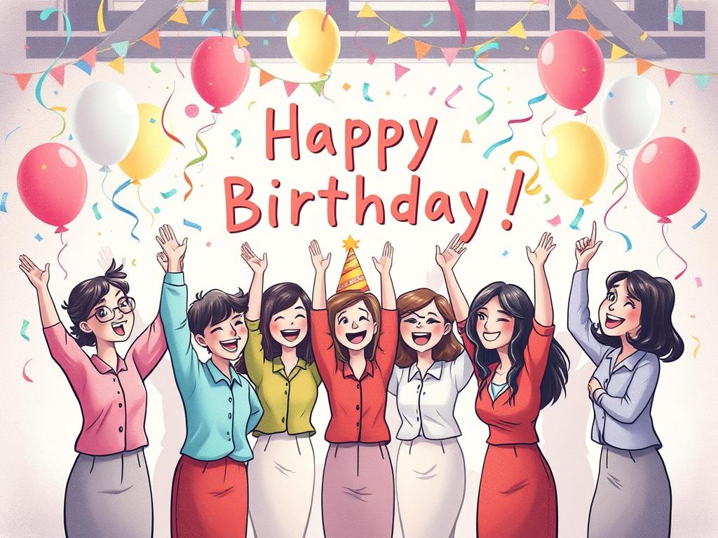 Lustige herzliche Geburtstagswünsche für Kolleginnen