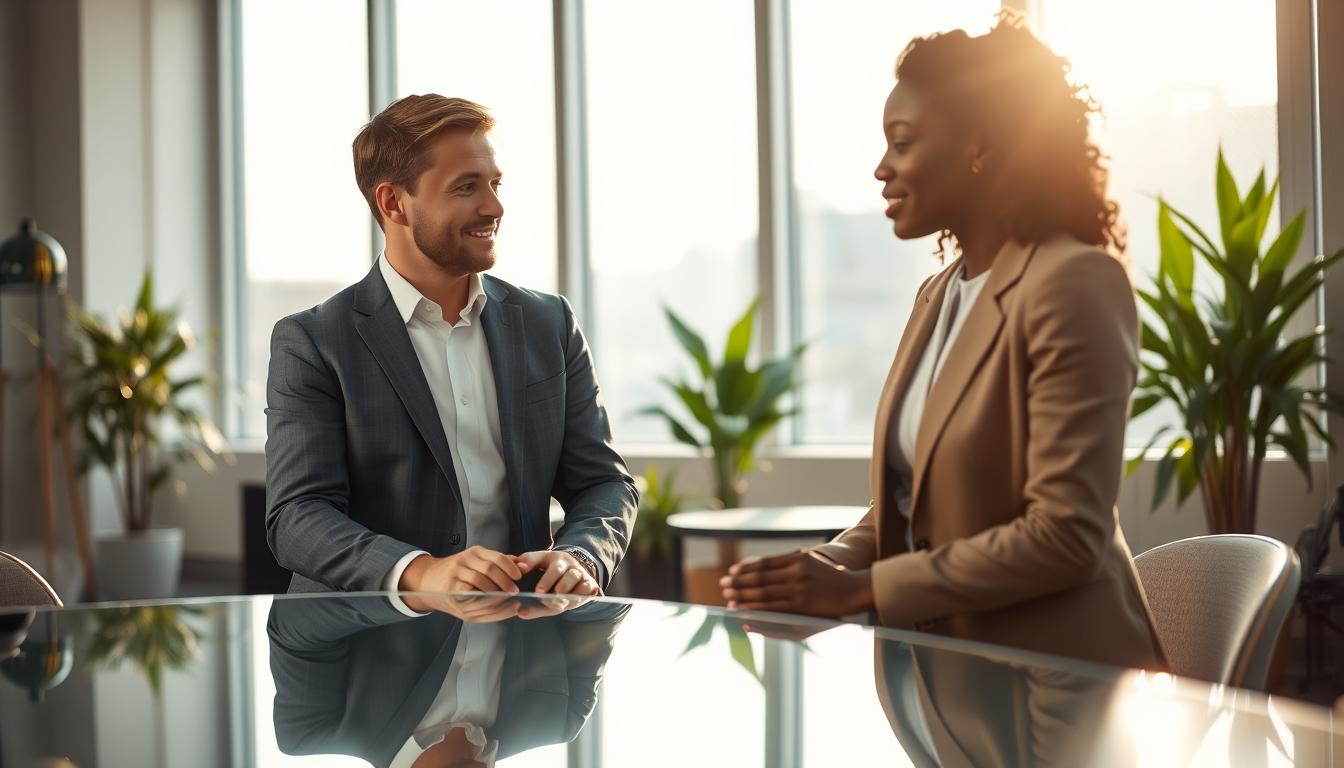 Menschen tauschen sich respektvoll aus