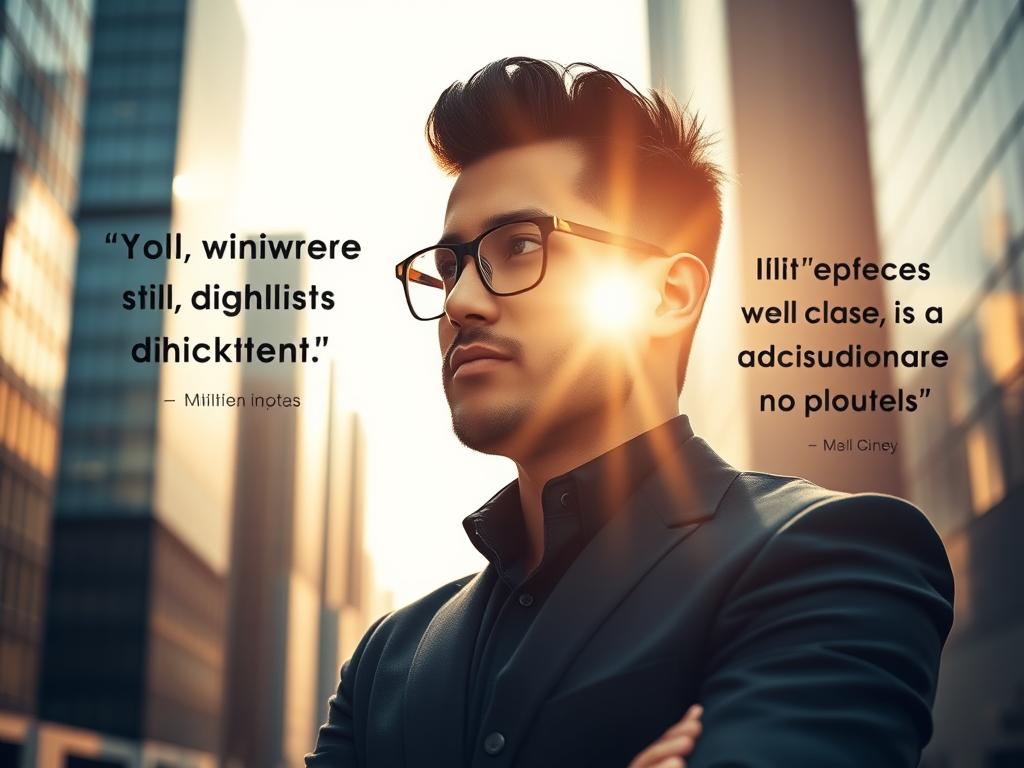 Motivation durch Mindset Millionär Sprüche