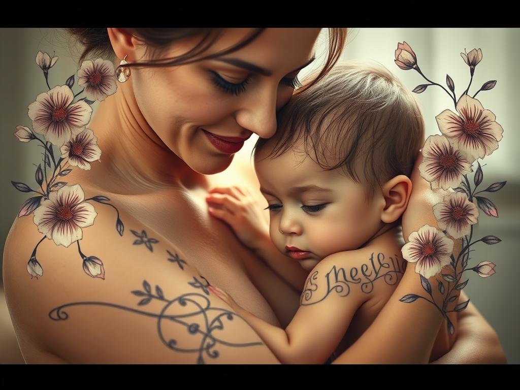 Mutter-Kind Tattoo Trend 2025