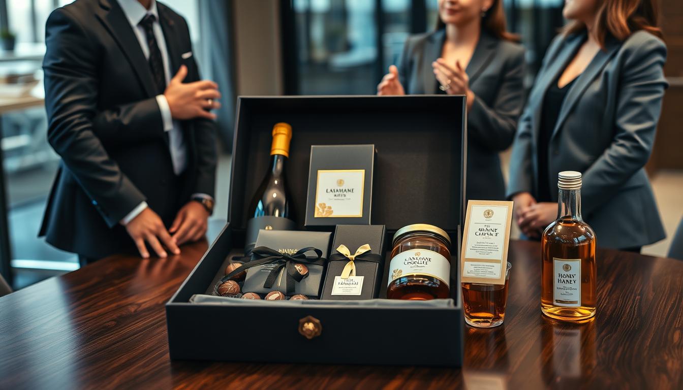 Premium Feinkost Geschenkboxen für Firmenkunden