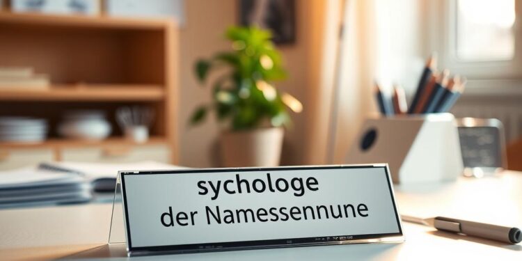 Psychologie jemanden beim Namen nennen