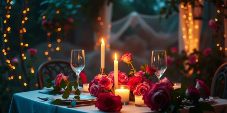 Romantische Valentinstag Grüẞe