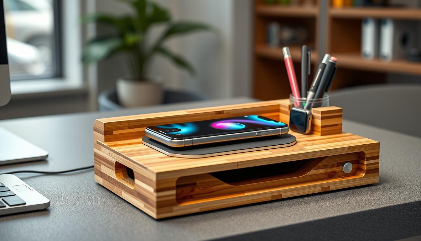Schreibtisch Organizer Ladefunktion Schreibtisch Organizer Ladefunktion