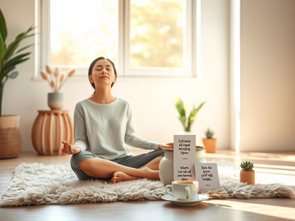 Selbstvertrauen Affirmationen Morgenroutine