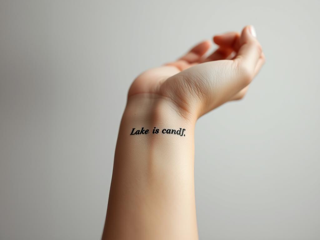 Sprüche Tattoo Platzierung 2025