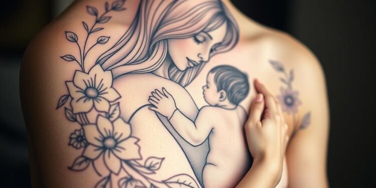 Tattoo Mutter Kind Liebe