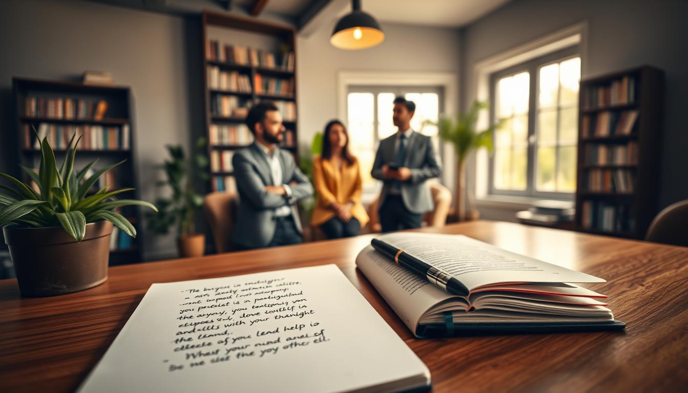 Verbindung von Sprüchen mit persönlicher Entwicklung