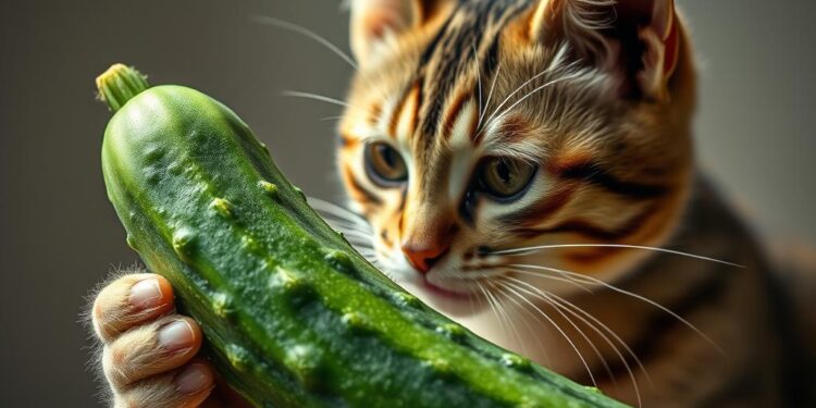 Warum haben Katzen Angst vor Gurken